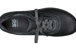 Hot SAS Shoes Walk Easy Black Leather Walking Shoe