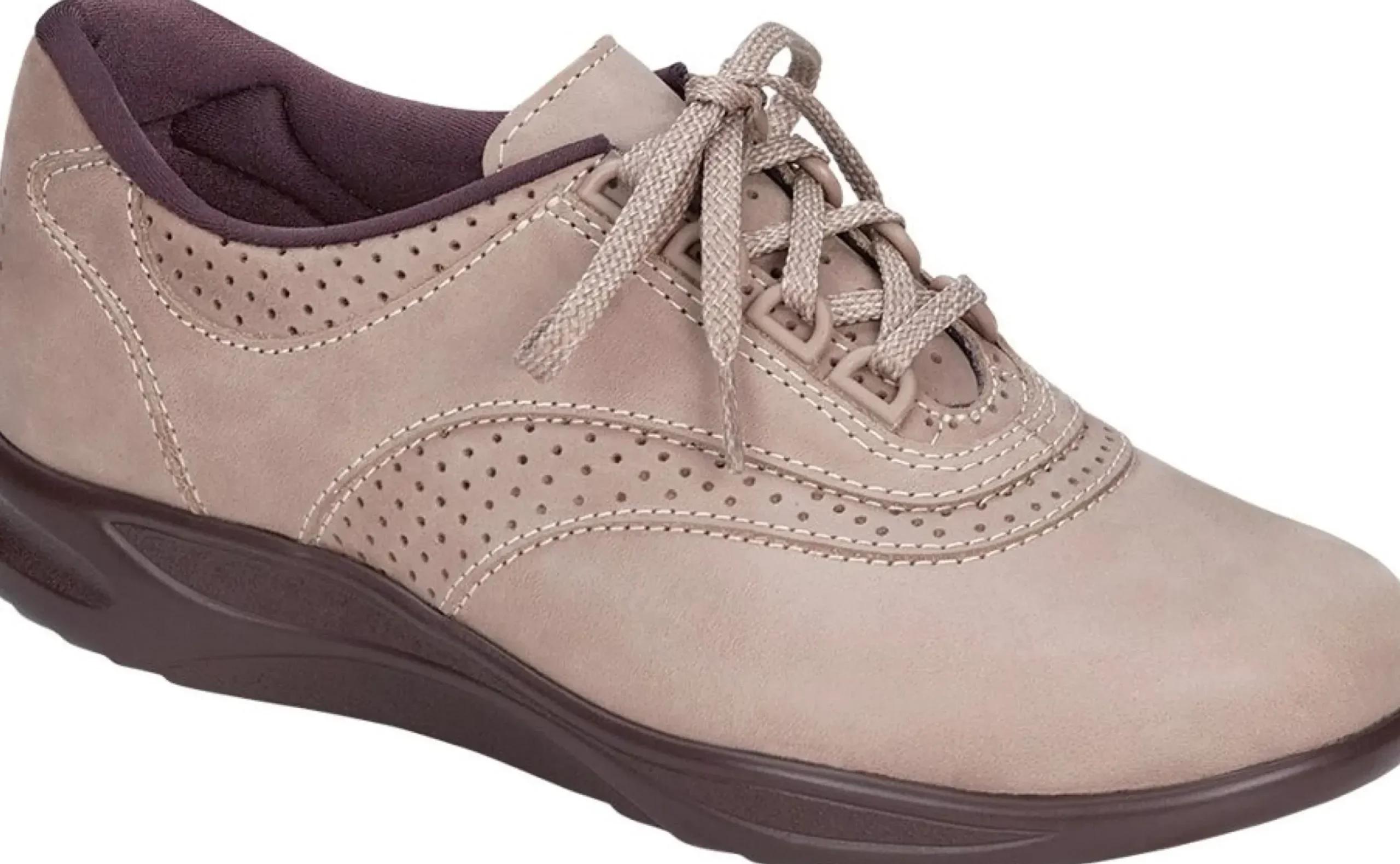 SAS Shoes Walk Easy Sage Nubuck Leather Walking Shoe