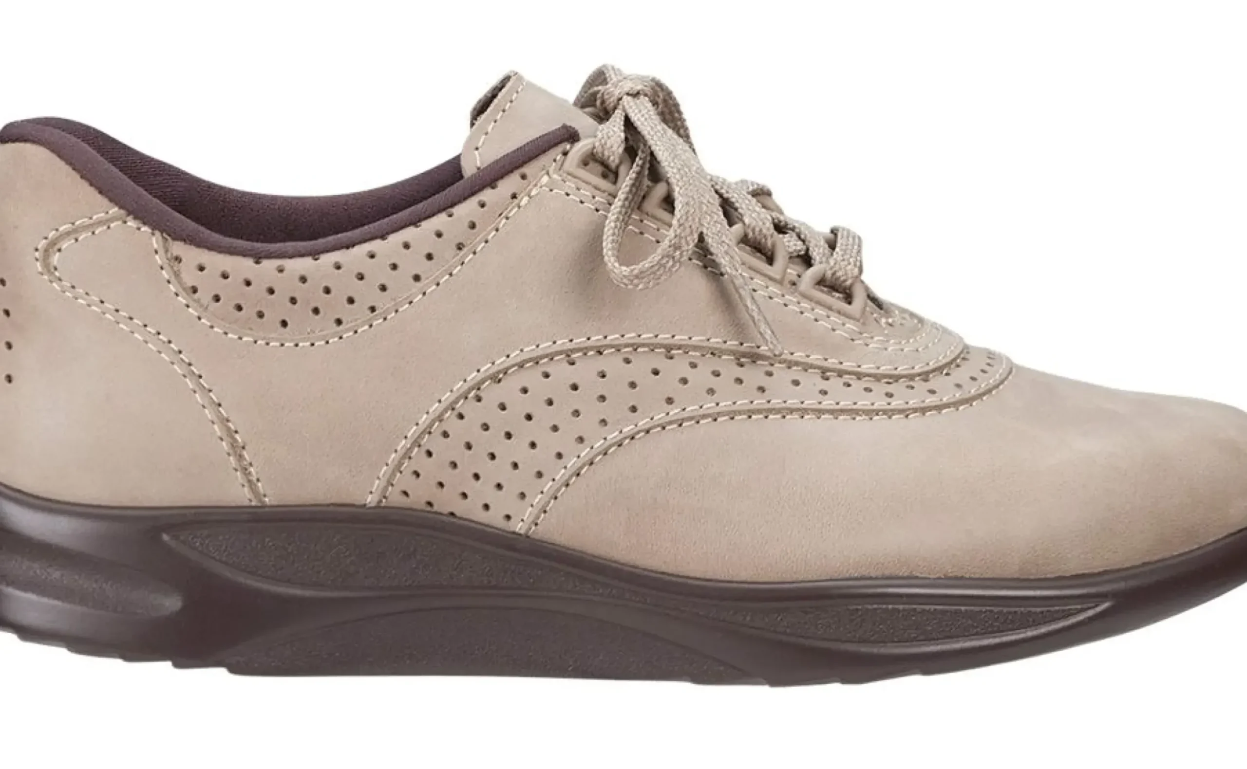 SAS Shoes Walk Easy Sage Nubuck Leather Walking Shoe