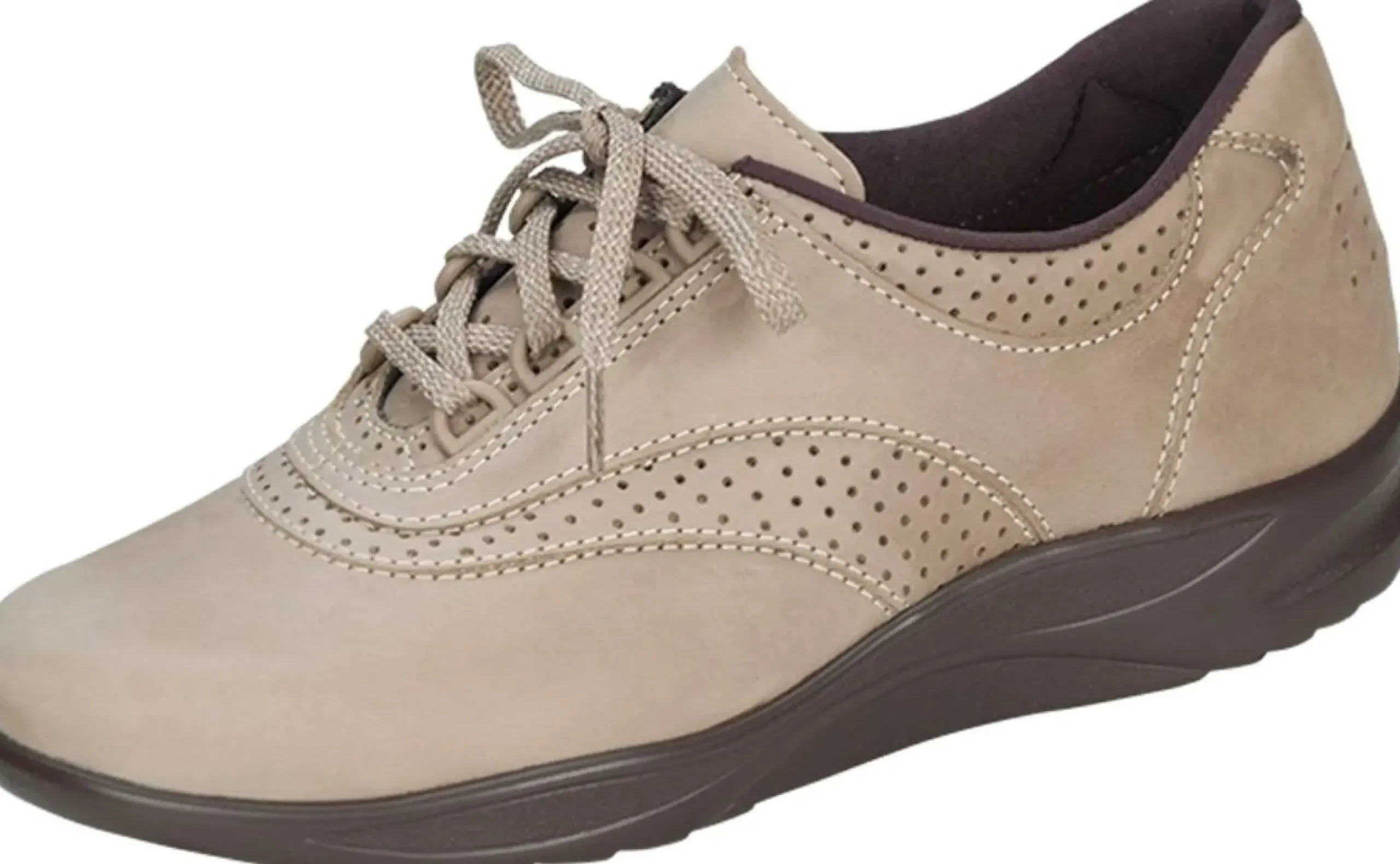 SAS Shoes Walk Easy Sage Nubuck Leather Walking Shoe