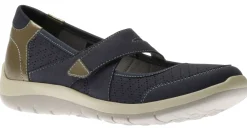 Discount Aravon Wembley Mary Jane Navy Flat
