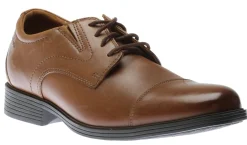 Online Clarks Whiddon Cap Dark Tan