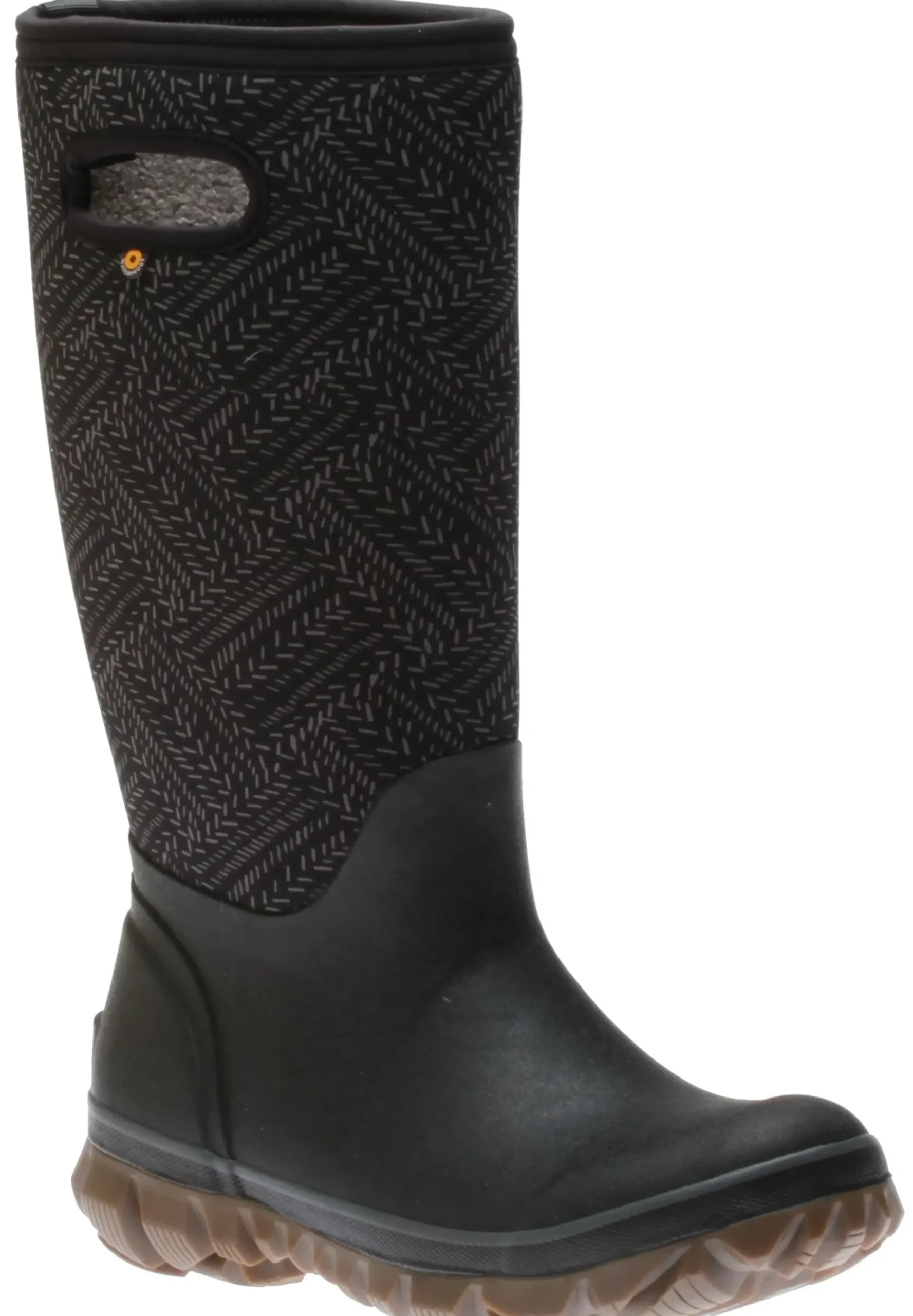 Best Bogs Whiteout Fleck Black Women's Insulated Boot