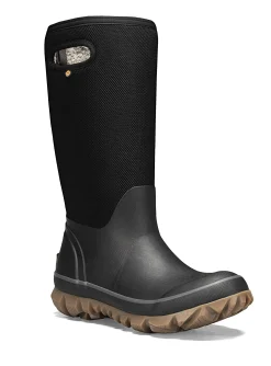 Bogs Whiteout Woven Black Waterproof Winter Boot