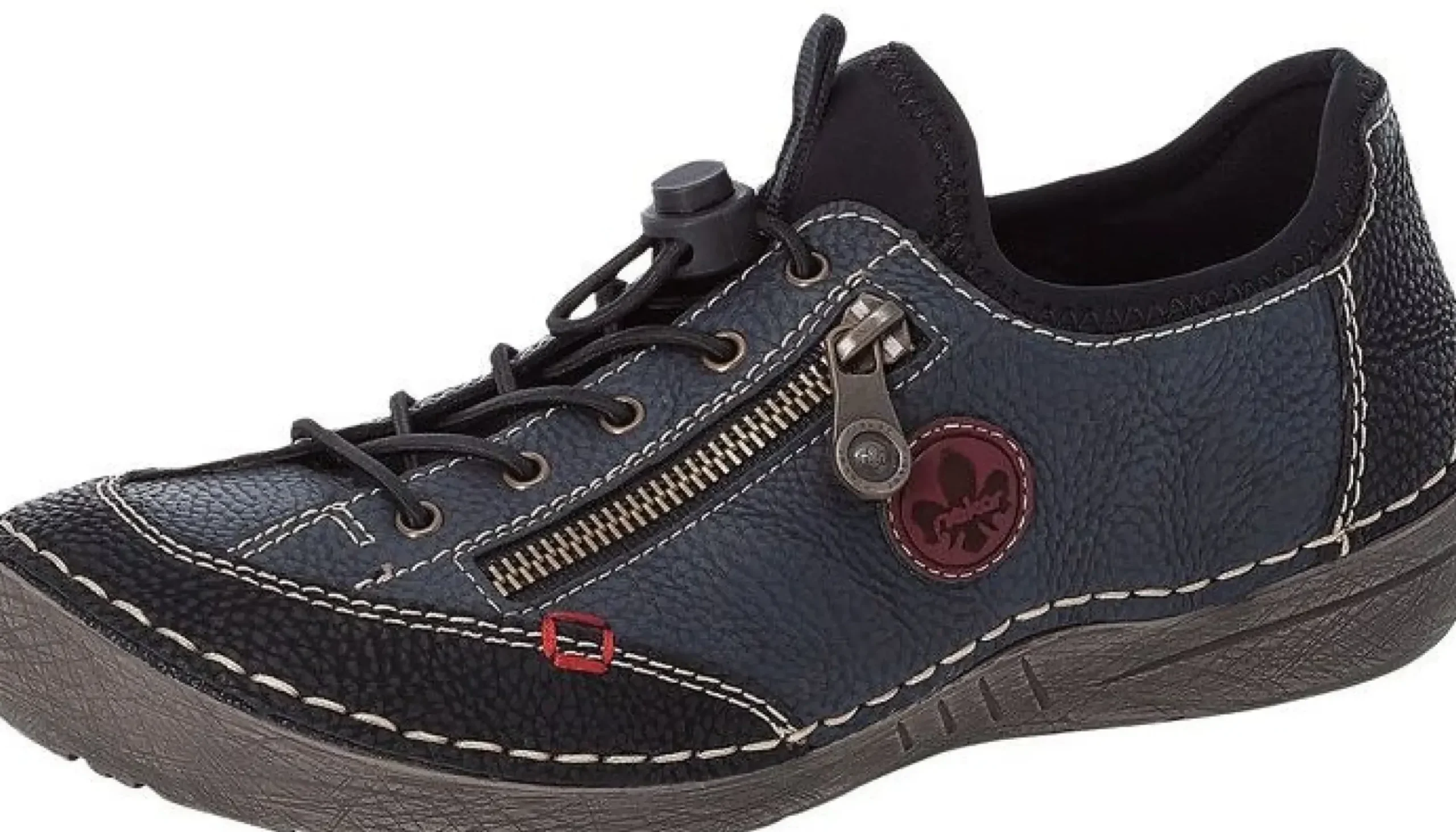 Rieker Wildebuk Black Navy Sneaker