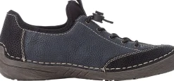 Rieker Wildebuk Black Navy Sneaker