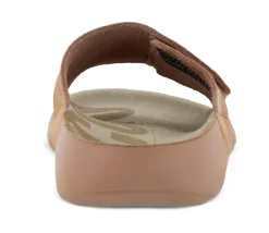 Outlet Ecco Women's 2Nd Cozmo Tuscany Leather Slide Sandal