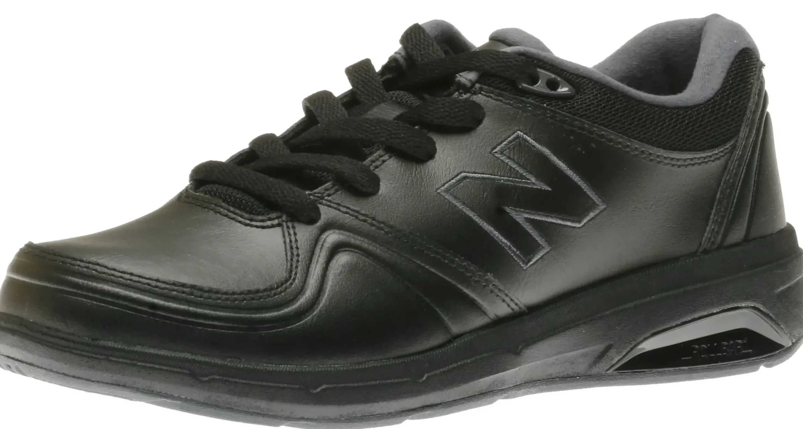 Online New Balance Ww813Bk Black Leather Walking Shoe