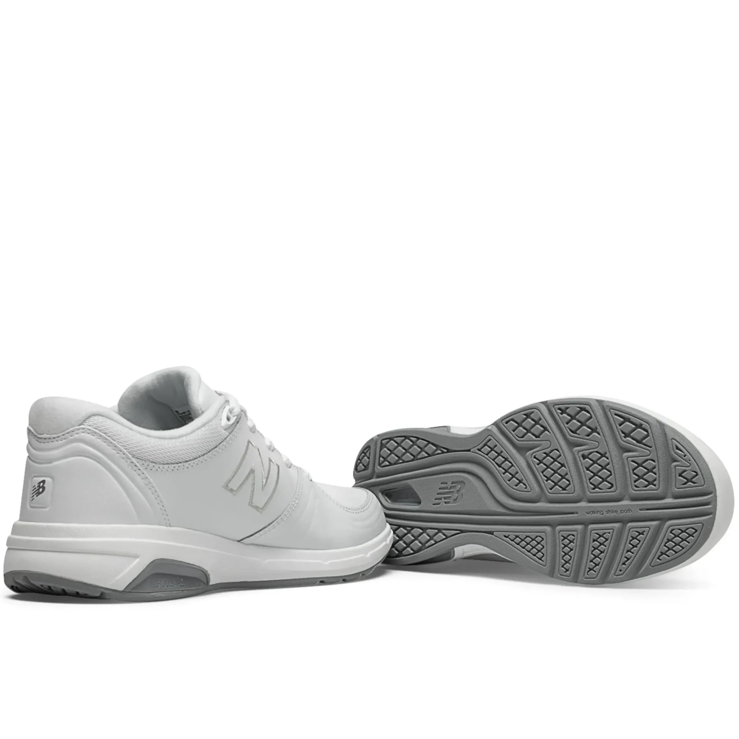 New Balance Ww813Wt White Leather Walking Shoe
