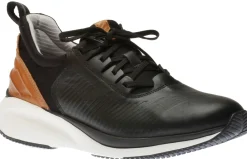 Sale Johnston & Murphy Xc4 Tr1-Luxe Hybrid Black Leather Lace-Up Sneaker