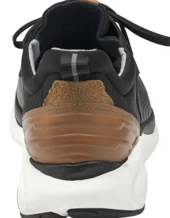 Sale Johnston & Murphy Xc4 Tr1-Luxe Hybrid Black Leather Lace-Up Sneaker