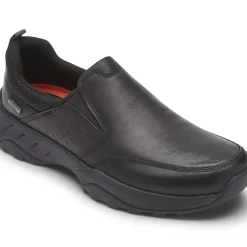 Clearance Rockport Xcs Spruce Peak Black Waterproof Leather Slip-On Shoe