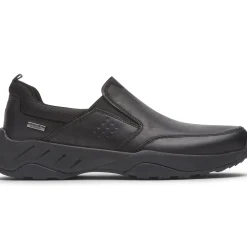 Clearance Rockport Xcs Spruce Peak Black Waterproof Leather Slip-On Shoe