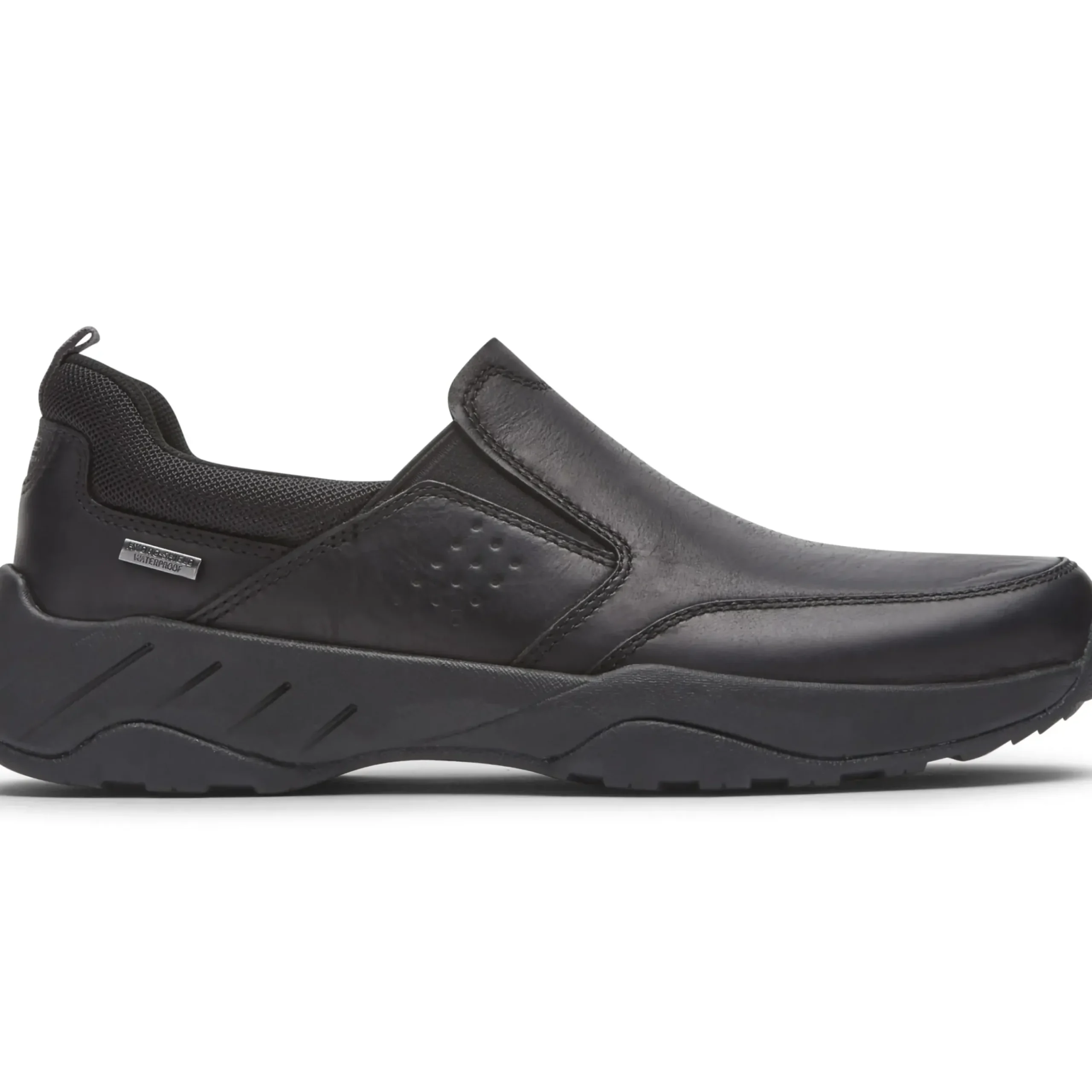 Clearance Rockport Xcs Spruce Peak Black Waterproof Leather Slip-On Shoe