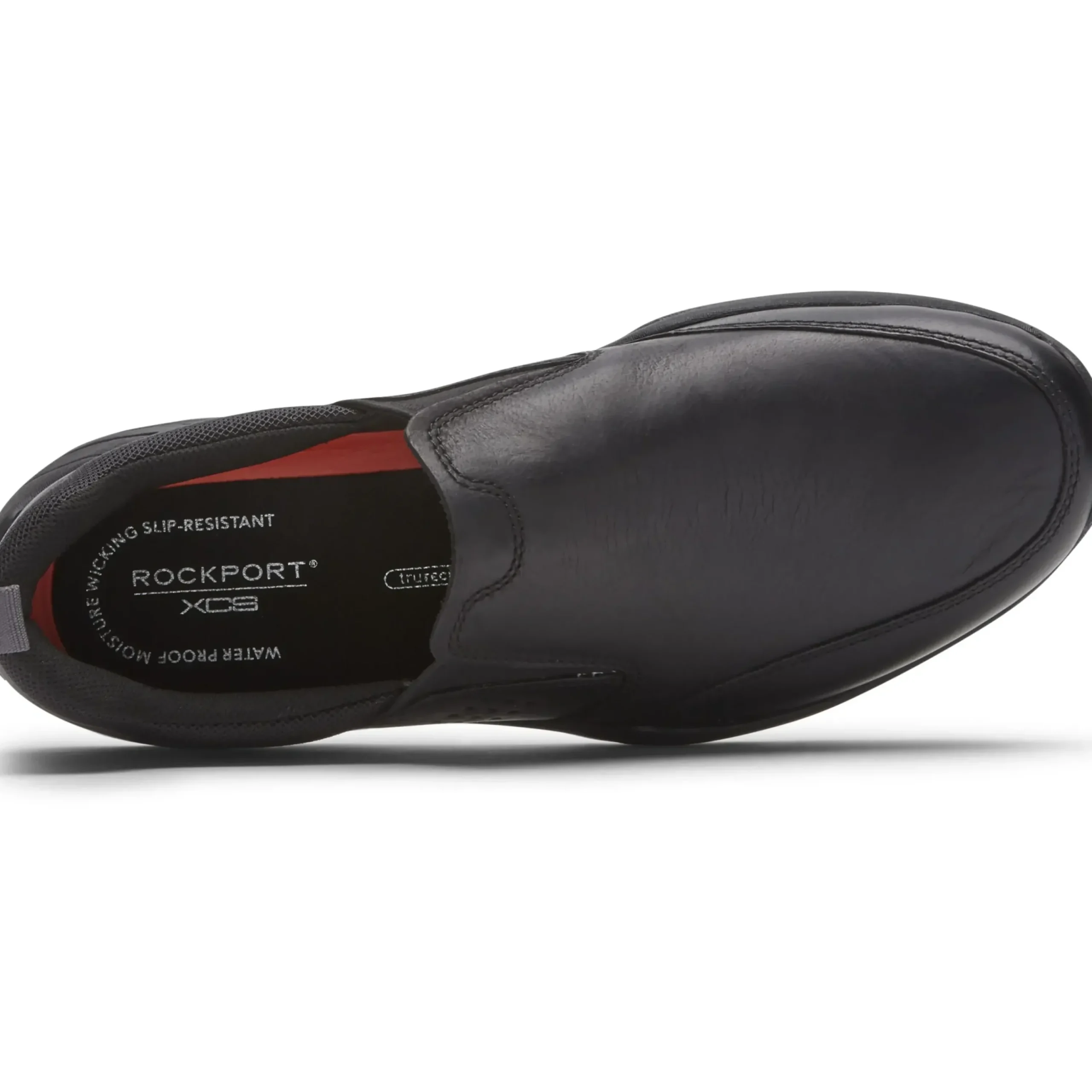 Clearance Rockport Xcs Spruce Peak Black Waterproof Leather Slip-On Shoe