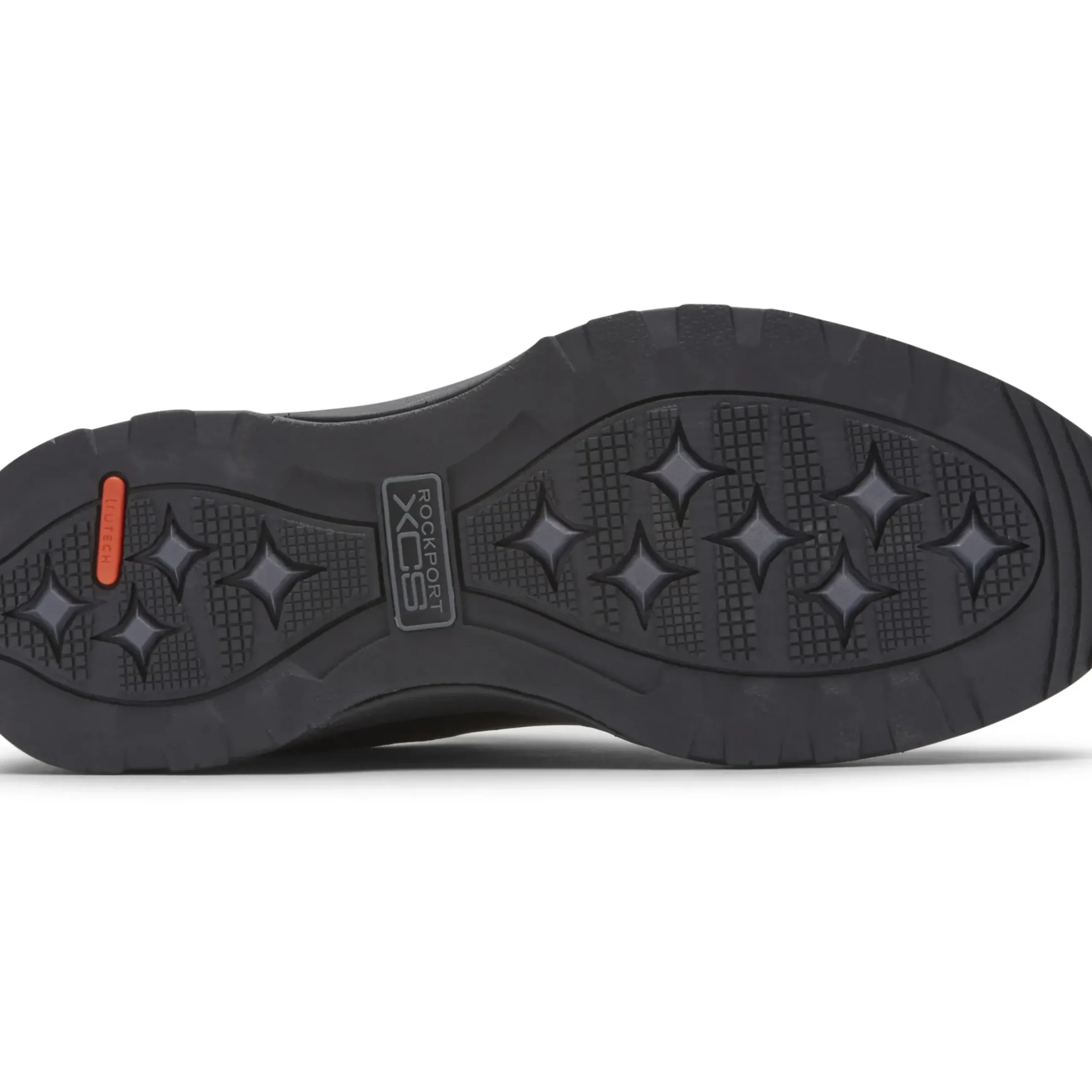 Sale Rockport Xcs Spruce Peak Black Waterproof Leather Lace-Up Walking Shoe