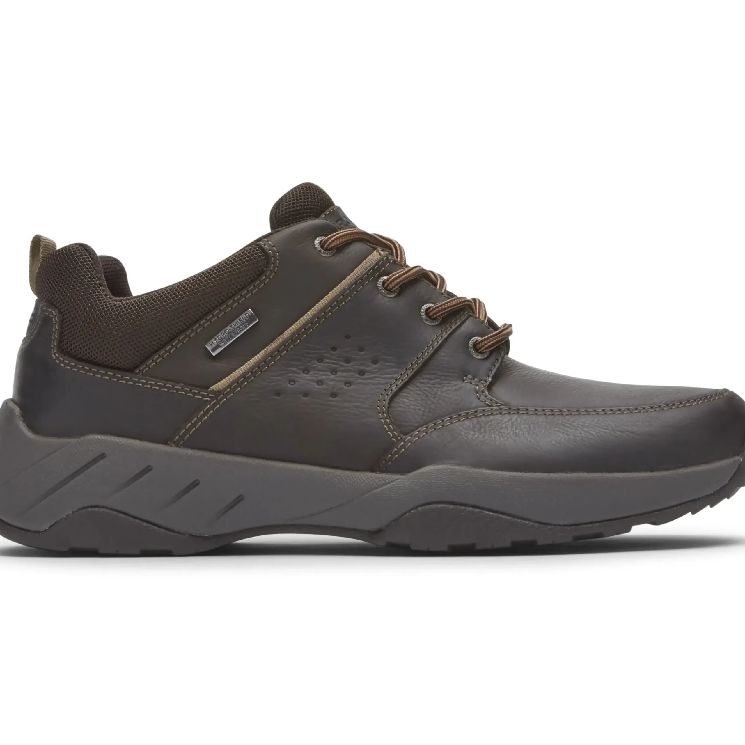Outlet Rockport Xcs Spruce Peak Brown Waterproof Leather Lace-Up Walking Shoe