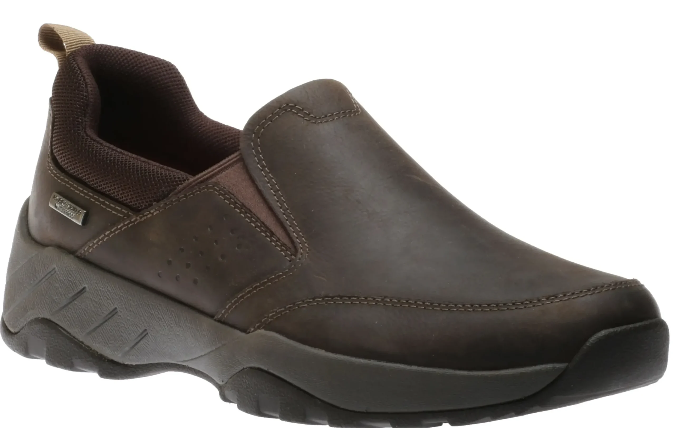 Outlet Rockport Xcs Spruce Peak Brown Waterproof Leather Slip-On Shoe