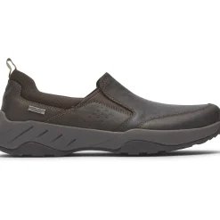 Outlet Rockport Xcs Spruce Peak Brown Waterproof Leather Slip-On Shoe