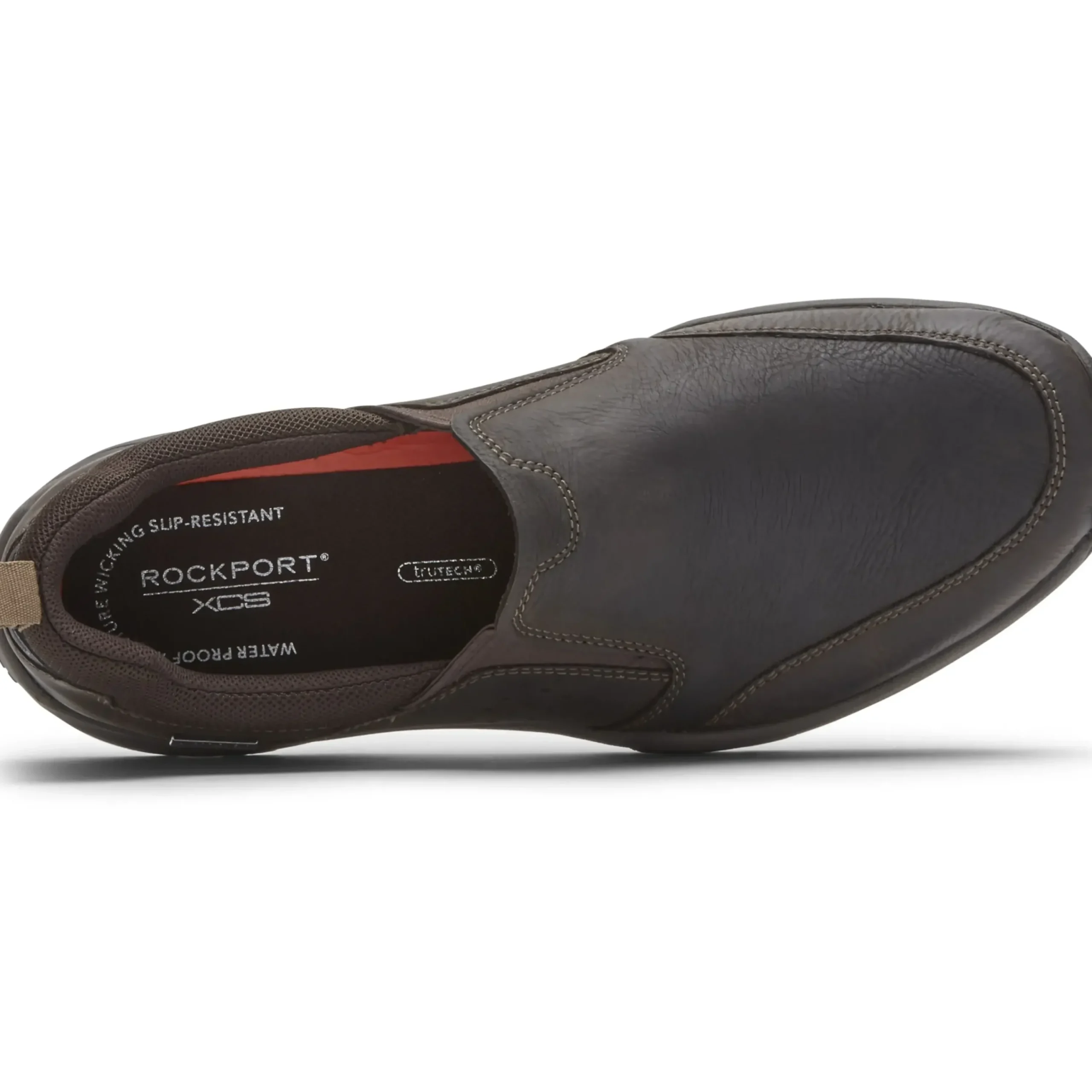 Outlet Rockport Xcs Spruce Peak Brown Waterproof Leather Slip-On Shoe