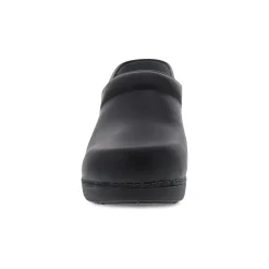 New Dansko Xp 2.0 Black Waterproof Leather Pull Up Clog