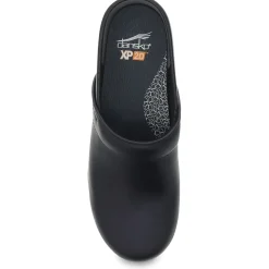 New Dansko Xp 2.0 Black Waterproof Leather Pull Up Clog