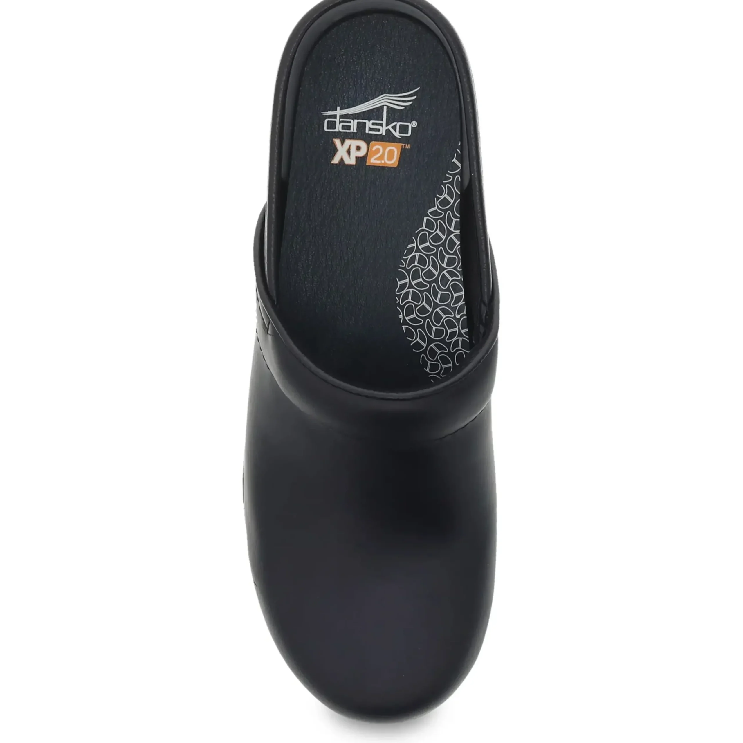 New Dansko Xp 2.0 Black Waterproof Leather Pull Up Clog
