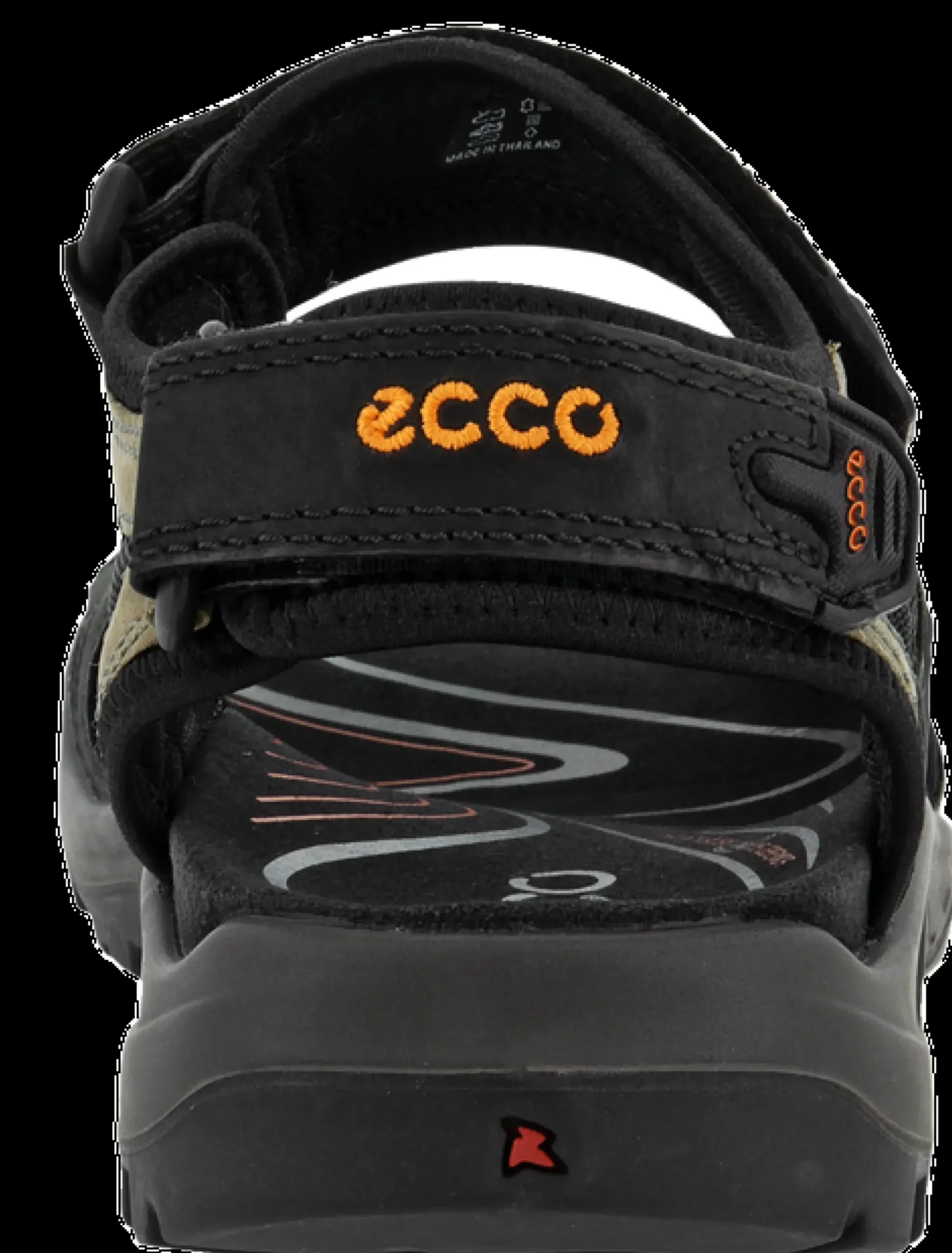 New Ecco Yucatan Black Sport Sandal