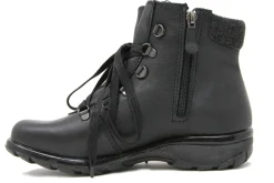Online Toe Warmers Yukon Black Leather Lace-Up Winter Ankle Boot