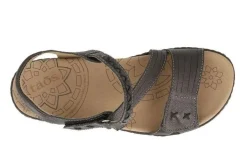 Discount Taos Zenith Black Leather Adjustable Z-Strap Walking Sandal