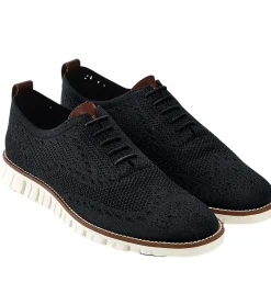 Best Cole Haan Zeru00D8Grand Wingtip Oxford Black Stitchlite