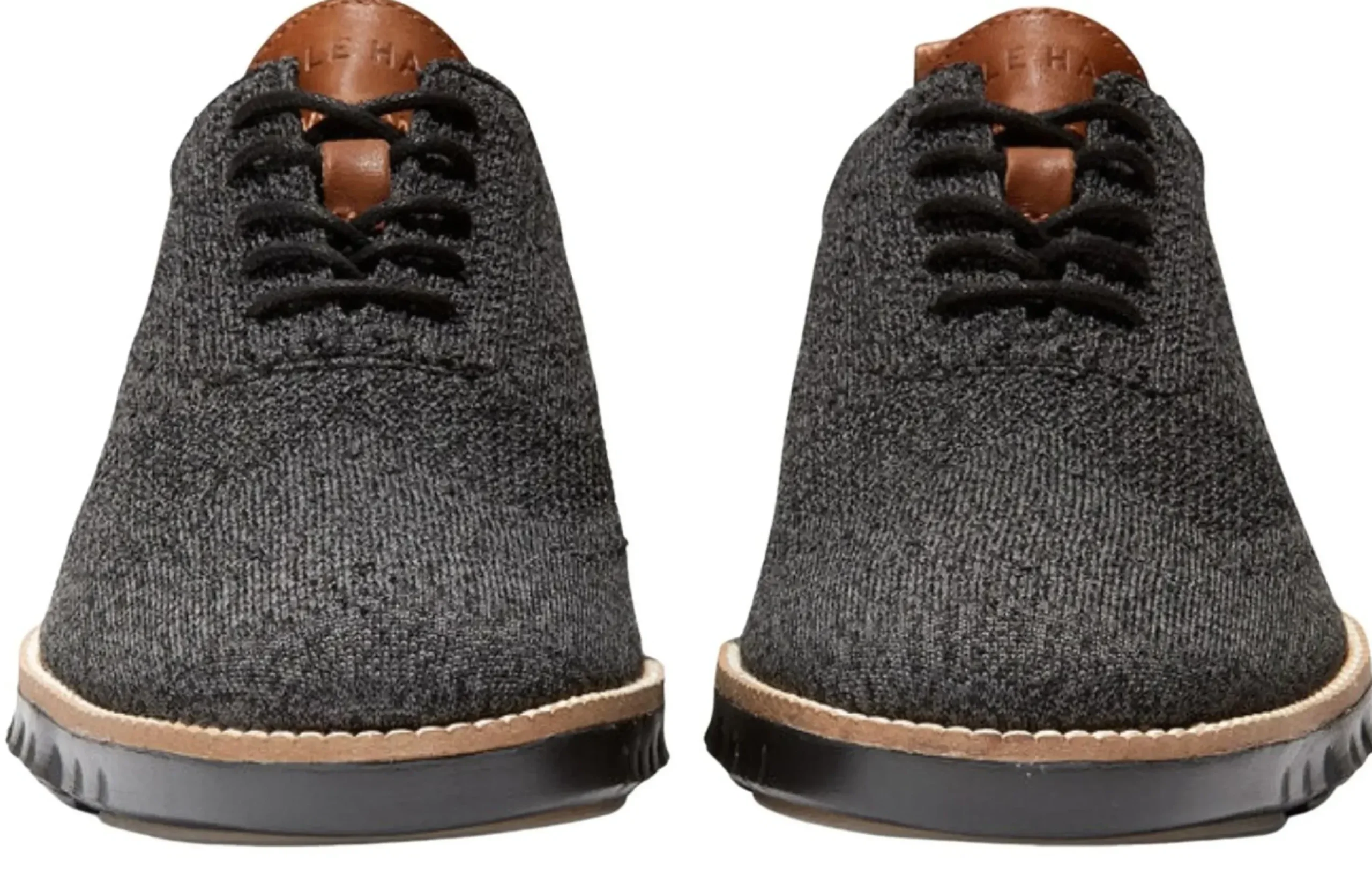 Clearance Cole Haan Zeru00D8Grand Wingtip Oxford Black Magnet Stitchlite