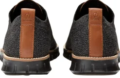 Clearance Cole Haan Zeru00D8Grand Wingtip Oxford Black Magnet Stitchlite